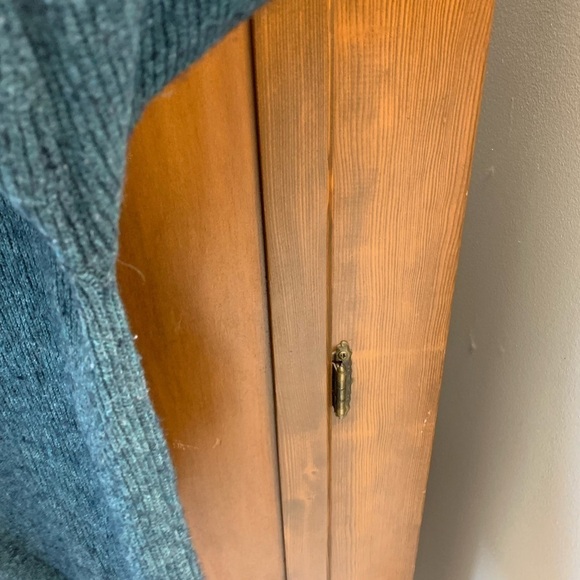 MADEWELL cowl neck knit sweater MED no material tag high low hem side slit 19pit - Picture 6 of 8